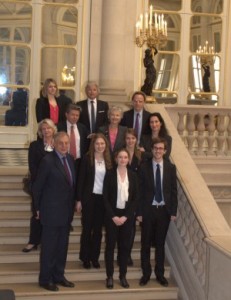 L'équipe de l'université de Paris 1 Panthéon-Sorbonne, lauréate du Prix Georges Vedel 2014 pour les "défendeurs"